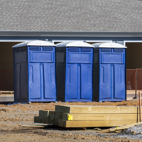 are there any restrictions on what items can be disposed of in the porta potties in Roosevelt TX